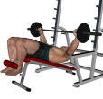 Barbell Press - Decline Wide Grip